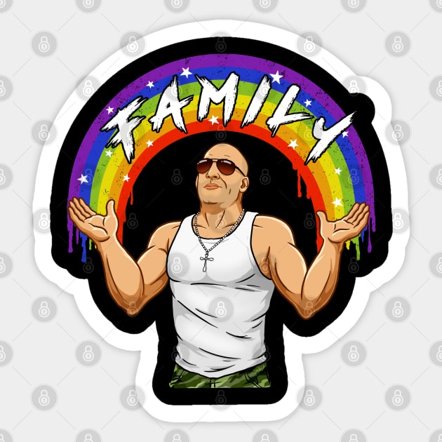 Family Sticker by sk8rDan